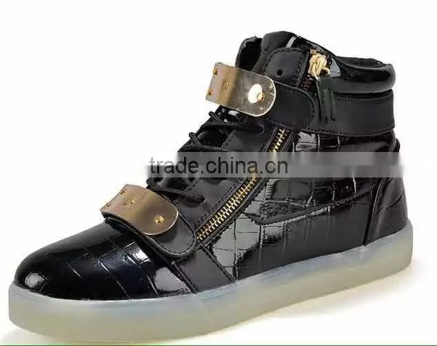 Boy and girls LED lights sports shoes