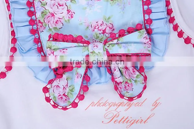 sky blue flower girl dress child clothes
