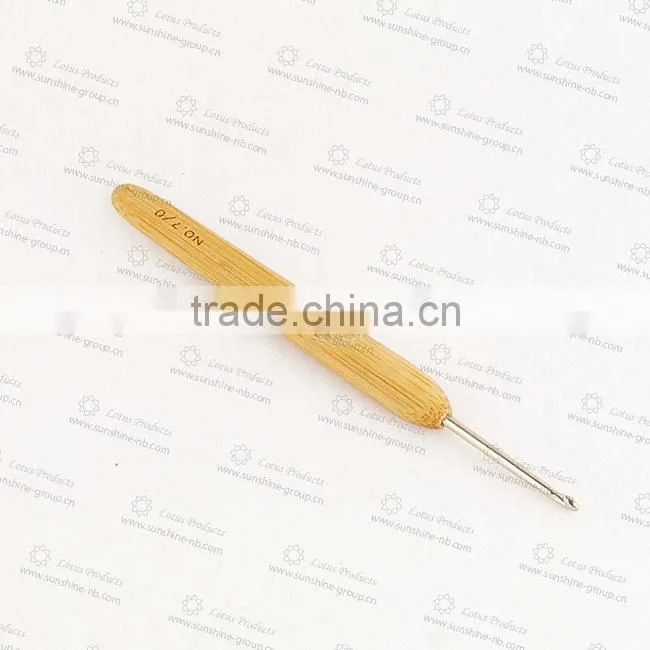 Sewing Accessories Bamboo Handle Crochet Hook Bamboo Crochet Hook