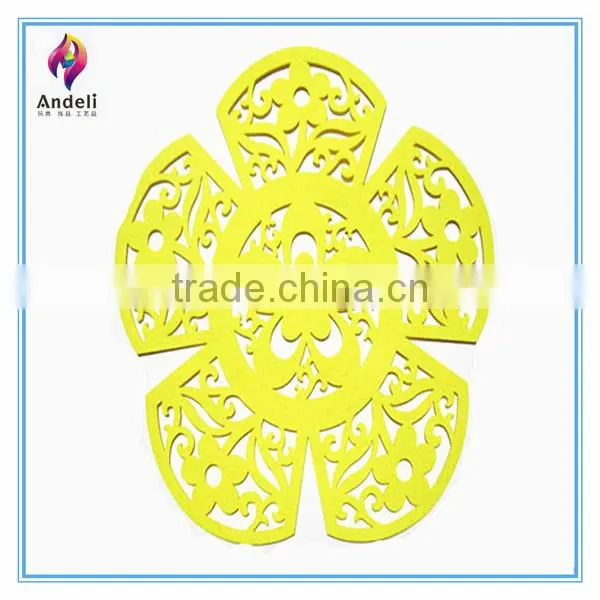 2014 new design high quality felt restaurant table mats
