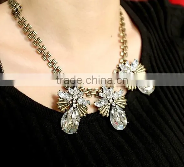 2014 Fashion Jewelry Set,Rhinestone Wedding Jewelry Set,Zircon Design Bridal Jewelry Set w Bracelet,Earring n Necklace