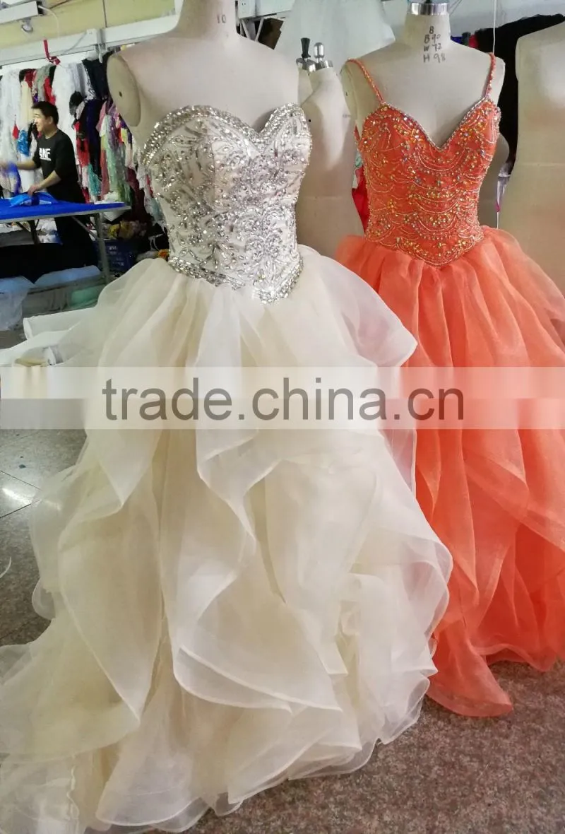 2017 Romantic design prom dress, evening gownED527