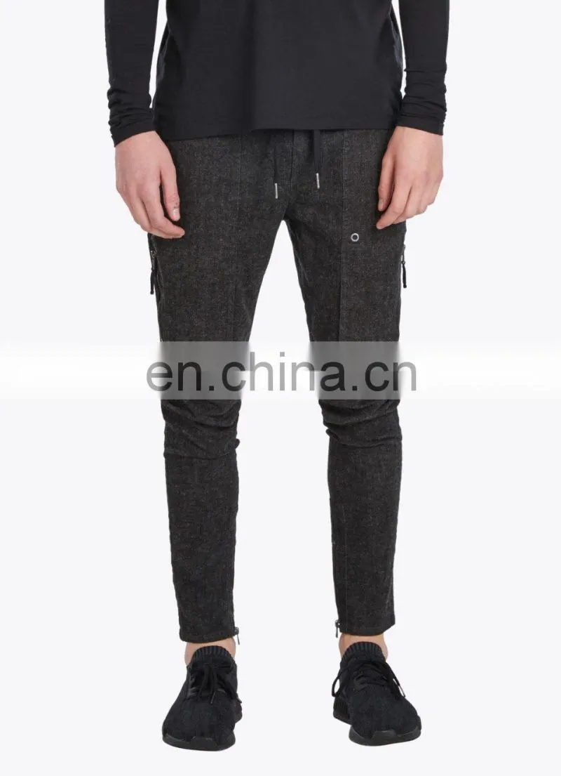 OEM Custom Fashion Cargo Pants Slim Fit Mens Chinos