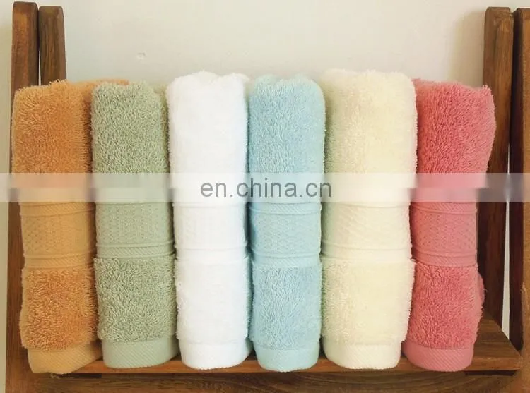 Plain Design Wholesale Luxury 21s/2 Cotton Terry Towels Hotel Hand Towel