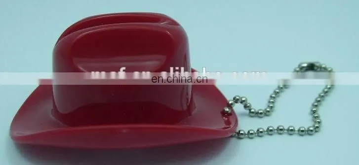 MCH-2273 New arrival wholesale cheap hlemet safely hat keychain helmet safely LED hat keychain