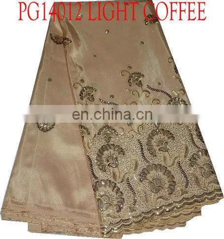 African george lace for garment new design in 2015(PG14012)