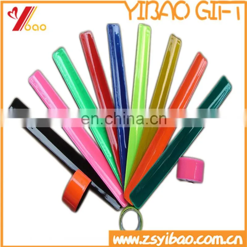 Silicone slap bracelet /wristband with sheet iron inside for children/sport