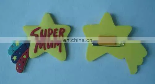 New Arrival Logo Embossed Silicone Label, Rubber Patch, Soft pvc Badge
