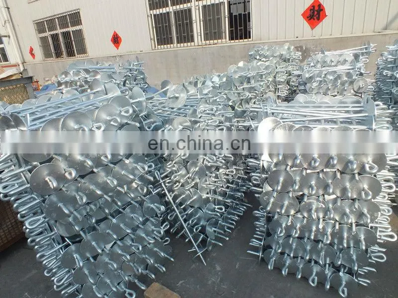 Hot Dip Galvanized Threaded Forged-Eye Anchor Rods