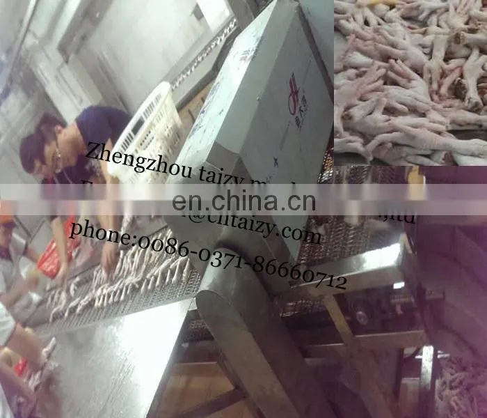 chicken feet export process/chicken feet processing machine with lower price