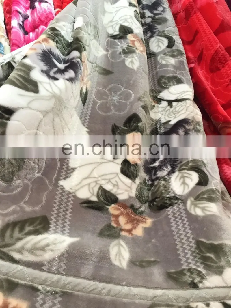Fresh Double Layer Raschel Blanket Machine Washable