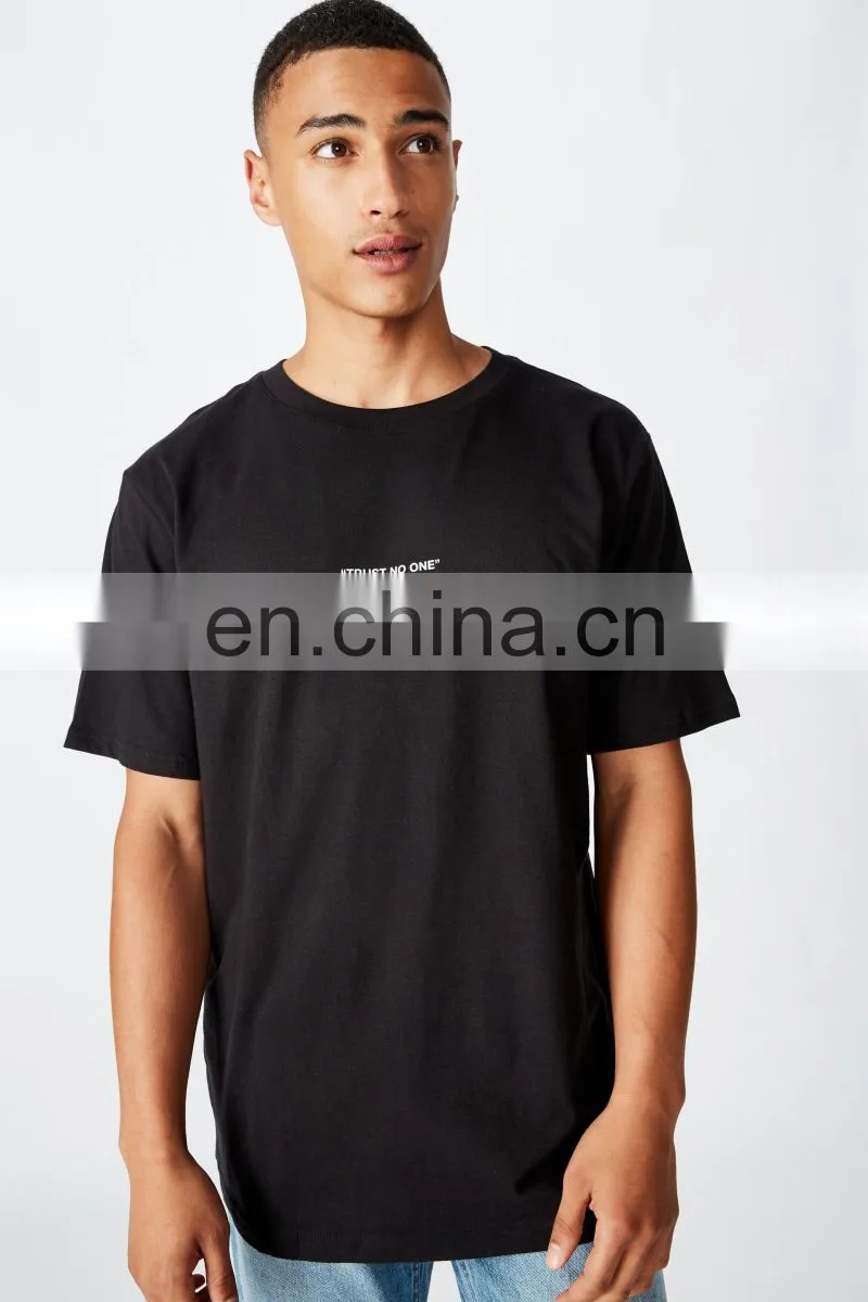 DiZNEW Custom Short Sleeve Black T- shirt