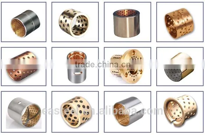 Steel hardened motor bushing , oilless sliding bearing, crasher guide bush ,DU DX bushing