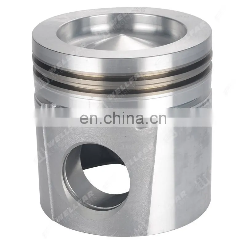 Engine piston kit piston rings piston and pin for heavy truck ISCe QSC8.3 4933120 114mm