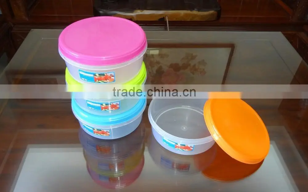 3.5L Round plastic food storage container, storage box