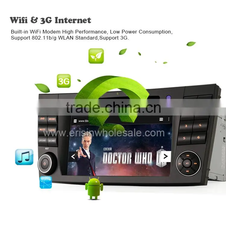 Erisin ES2501B 7" Touch Screen Car Radio with GPS Bluetooth 3G WiFi for Mercedes