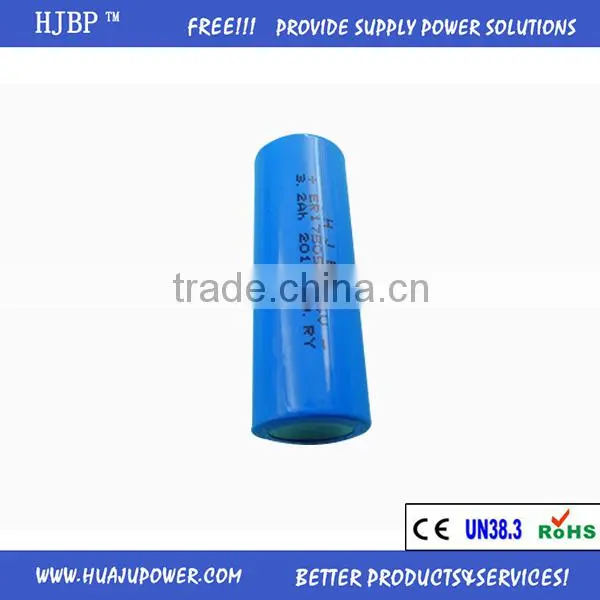 A,3.6V Lithium Primary Battery ER17505 3400mAh