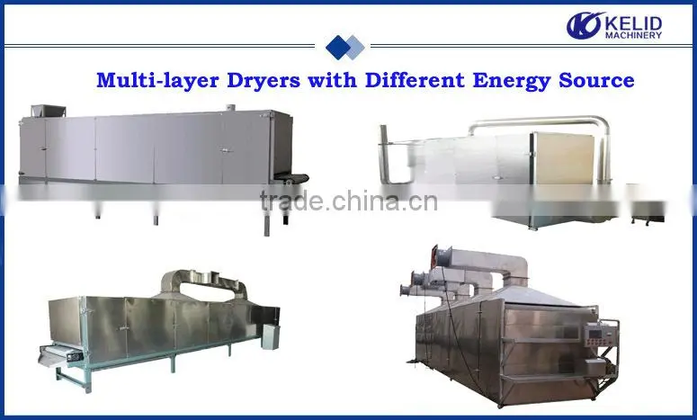 automatic high speed industrial food drying machine