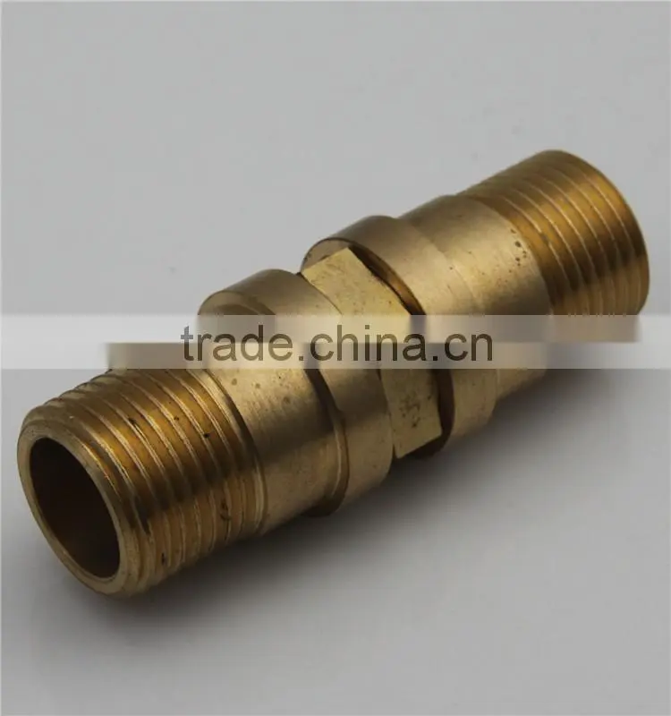 G1/2 male copper thread connector brass pipe fittings
