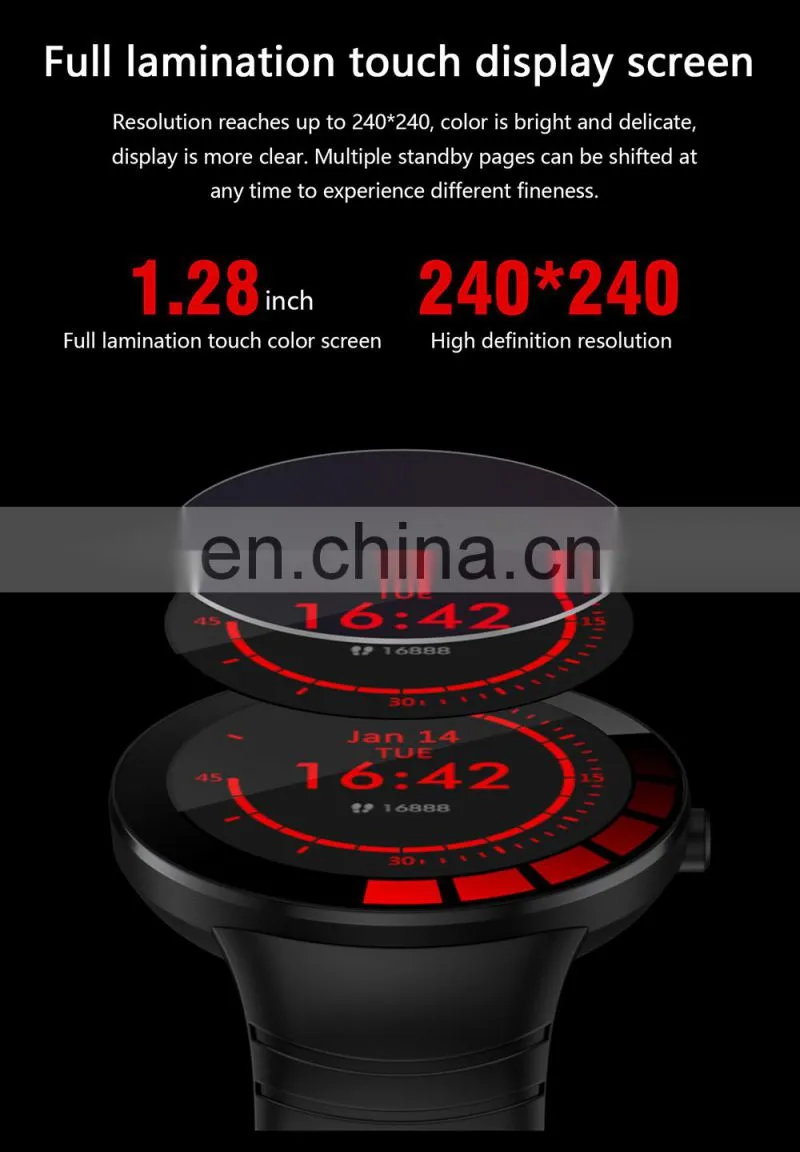 SANDA E3 Branded Watches Temperature Alarm Heart Rate Clock Sport Adult Android Smart Watch