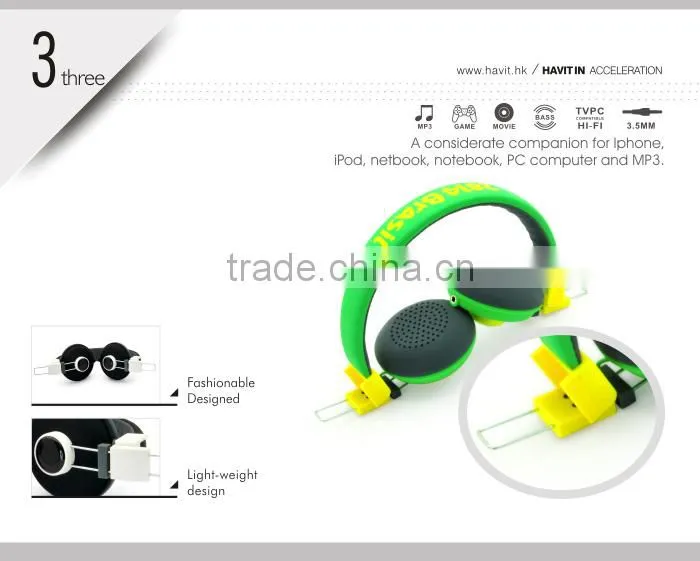 multi bright colored sharing popular stereo music partner headphone