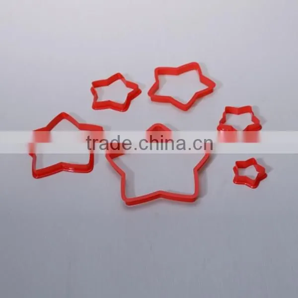 Plastic kitchen tools star shape pancake molds set