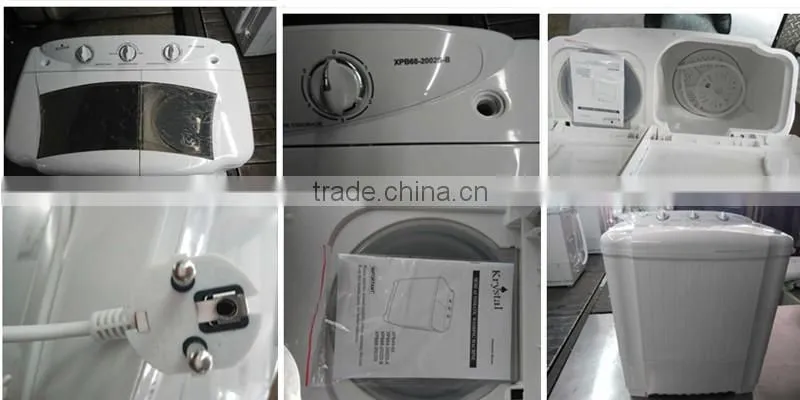 Plastic washing machine household twin tub washing machine