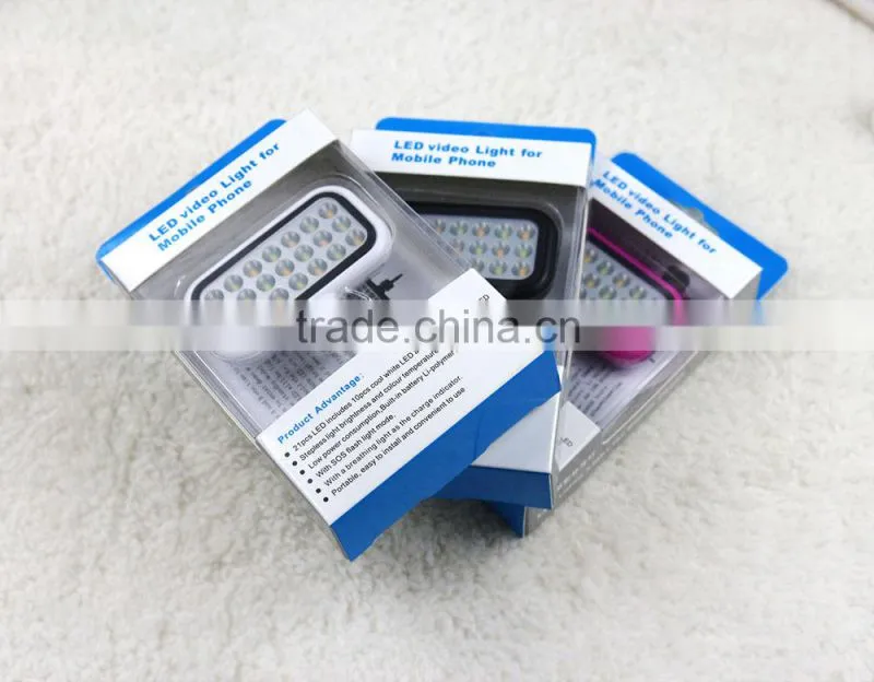 2016 Latest mobile phone accessories selfie flash led light for all smartphone