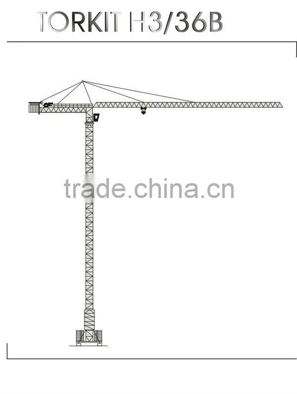 H3/36B 12tons tower crane (tower crane)