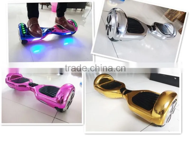 2016 Chic patented6.5 inch hoverboard UL 2272 certification with led