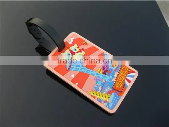 Special hot sale high quality PVC luggage tag/sports style luggage tag