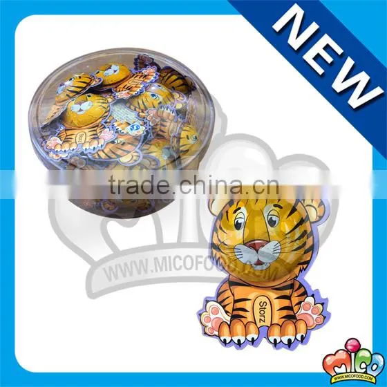 OEM tiger shaped chocolate