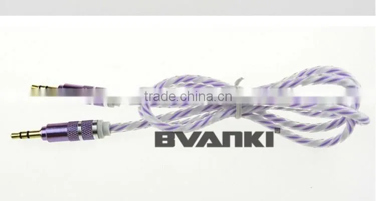 new products 2016 Wholesale monitor audio speaker cable aux audio cable extension audio video cable free samples