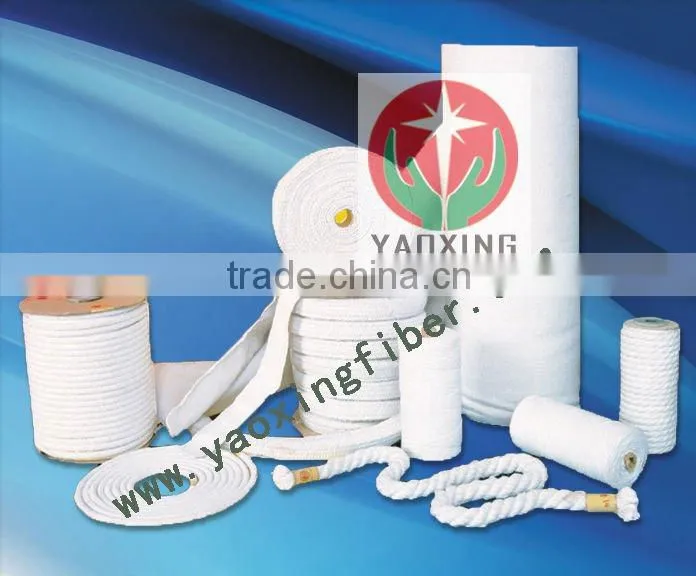 Refractory ceramic fiber cloth,tape,rope,yarn