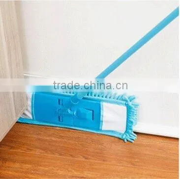 Telescopic microfiber cleaning magic flat mop