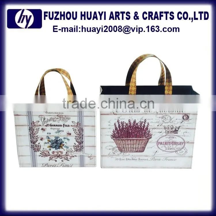 Gift decoration pu basket beauty gift basket storage