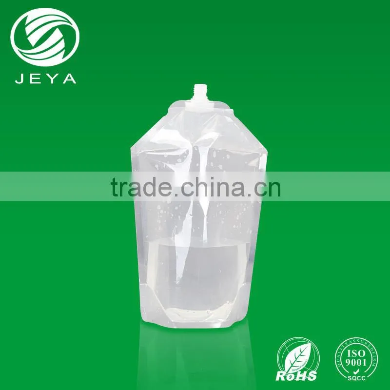 Hot sale packaging bags standup Beverage vacuum bags with spout