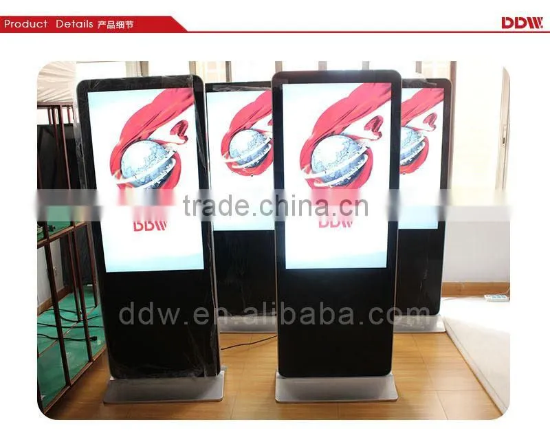 Wall Mount Touch Screen Monitor Leeman P8.9 Smd Wifi Touch Screen Floor Standing Digital Signage