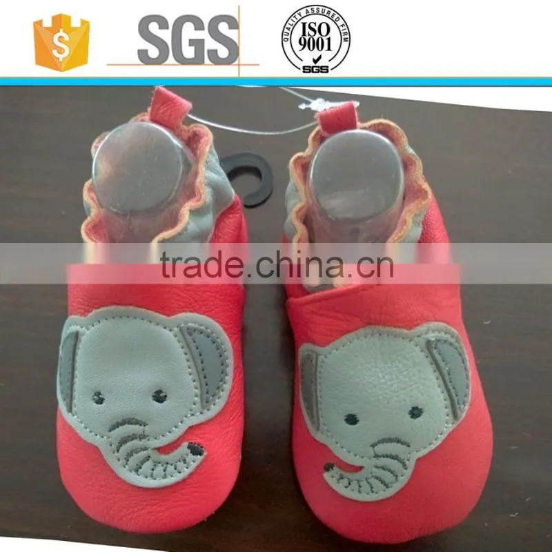 Fancy high quality bay pink leather shoes