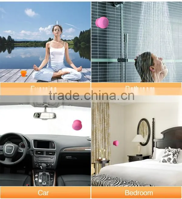 2015 silicone loud voice outdoor waterproof bluetooth speaker