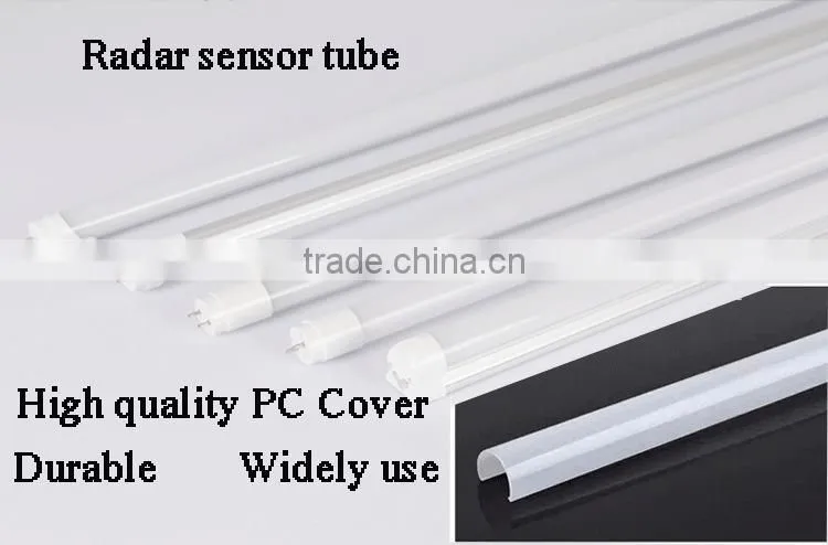 18W microwave t8 radar sensor led tube