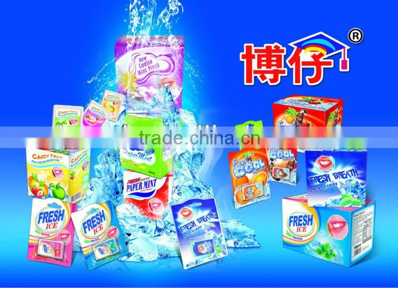 Strong mint fresh breath candy