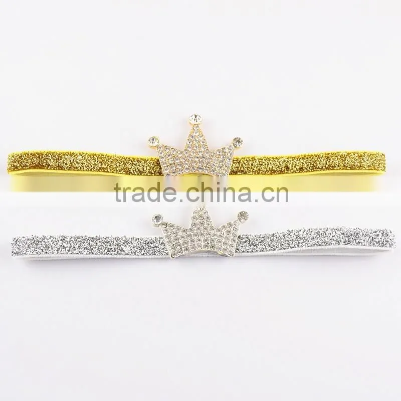New baby crown Headband Toddler Headband baby diamond crown hair band wh-1747