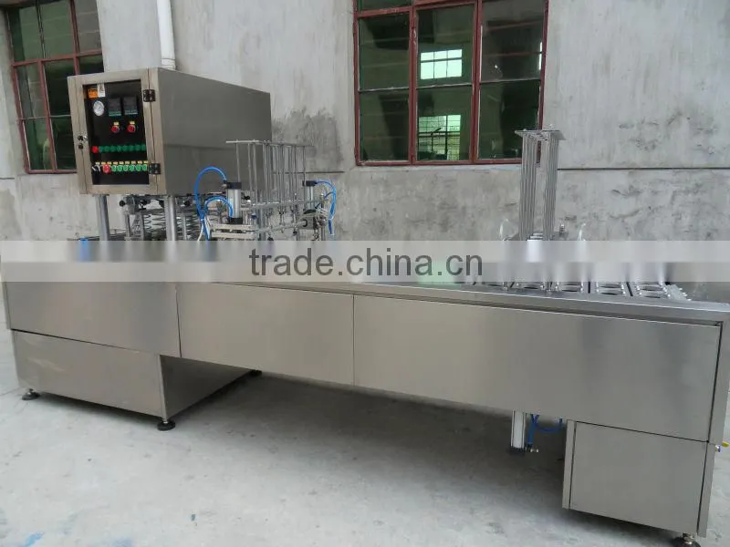 whey protein cups filling and sealing machine