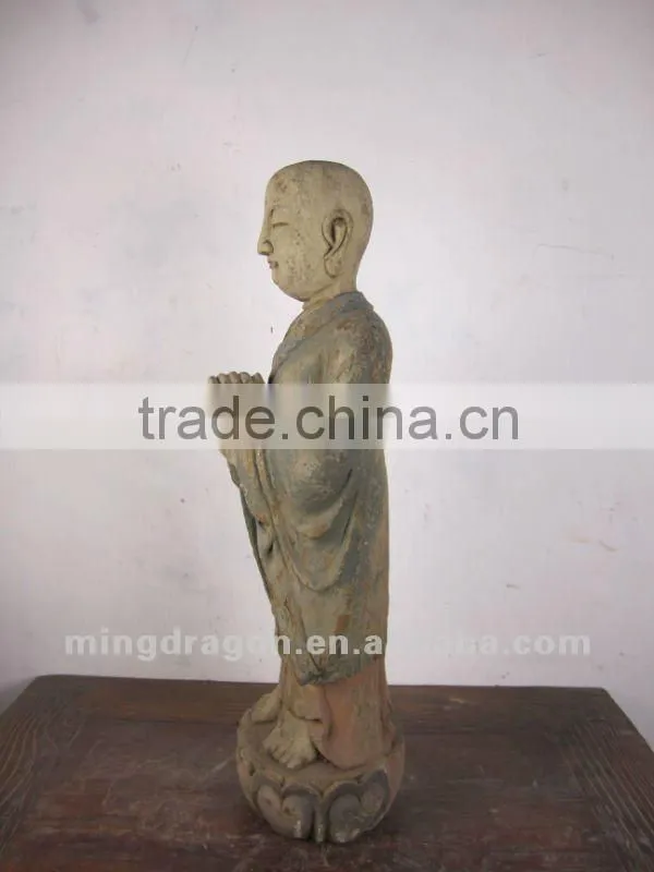 chinese antique furniture tune wood buddha