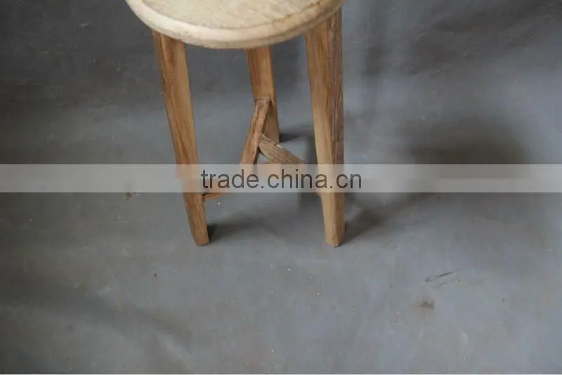 reclaimed solid wood furniture bar stool