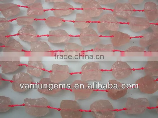 natural rough stone madagascar rose quartz