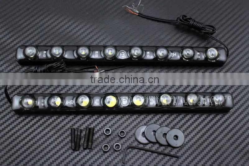 2015 New products long life High bright 8 LED CE ROHS drl light waterproof