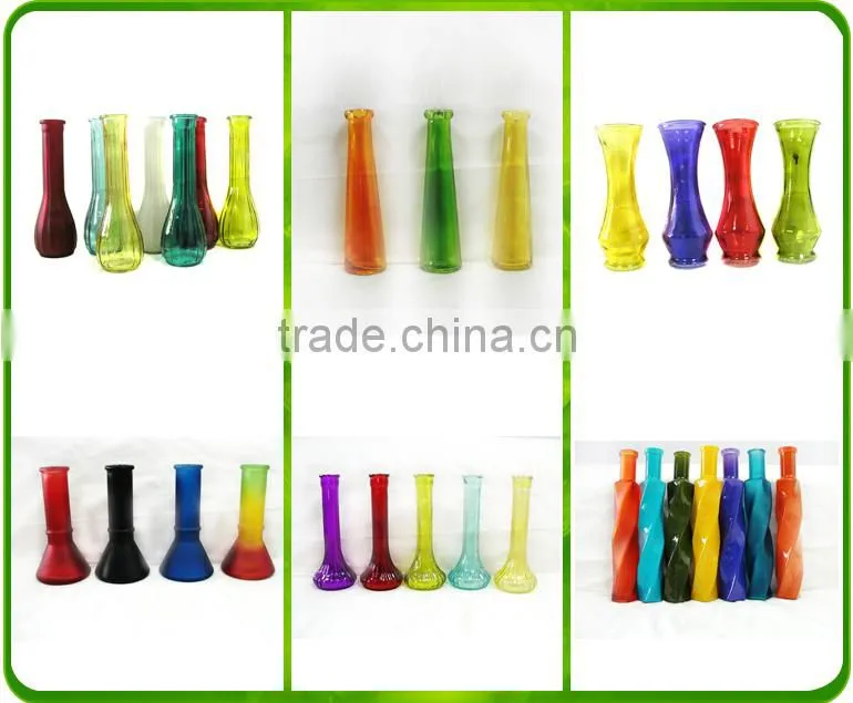 Vase Fancy Lamp Bulb Glass Vases