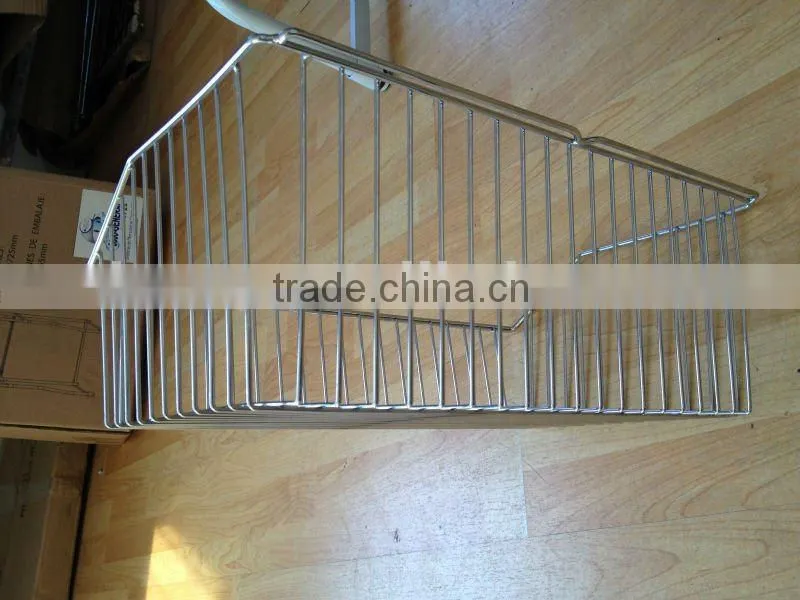 Chrome Wire Basket for Hospital and Chrome Hospital Basket/Wall Panel Basket